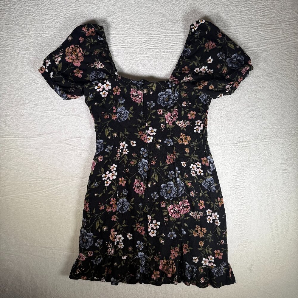 Saltwater Luxe Womens Floral Mini Dress XS 90s Y2K Style‎